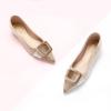 C.Paravano Velvet Flats | Women’s Pointed Toe Shoes | Dressy Flats for Women | Designer Shoes(Velvet Camle-t)