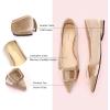 C.Paravano Velvet Flats | Women’s Pointed Toe Shoes | Dressy Flats for Women | Designer Shoes(Velvet Camle-t)