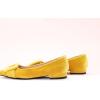 C.Paravano Velvet Flats | Women’s Pointed Toe Shoes | Dressy Flats for Women | Designer Shoes(Velvet Yellow-t)