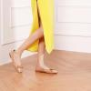 C.Paravano Women’s Flats | Ballet Flats | Leopard Print Shoes | Square Toe | Flats for Women Dressy Comfortable(Beige)