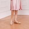C.Paravano Women’s Flats | Ballet Flats | Leopard Print Shoes | Square Toe | Flats for Women Dressy Comfortable(Beige)