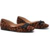 C.Paravano Women’s Flats | Ballet Flats | Leopard Print Shoes | Square Toe | Flats for Women Dressy Comfortable(Leopard)