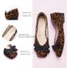 C.Paravano Women’s Flats | Ballet Flats | Leopard Print Shoes | Square Toe | Flats for Women Dressy Comfortable(Leopard)