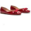 C.Paravano Women’s Flats | Ballet Flats | Leopard Print Shoes | Square Toe | Flats for Women Dressy Comfortable(Red)