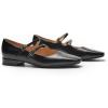C.Paravano Women’s Mary Jane Shoes | Ballet Flats | Women’s Flats | Square Toe | Flat Shoe | Block Heel(Black)