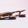C.Paravano Women’s Pointed Toe Slingback Flats | Comfort Heeled Sandals | Slip-On Flats | Perfect for Casual, Business, Party, Date(Brown Croc Flat)