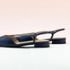 C.Paravano Women’s Pointed Toe Slingback Flats | Comfort Heeled Sandals | Slip-On Flats | Perfect for Casual, Business, Party, Date(Navy Flat)