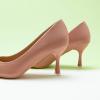 C.Paravano Women’s Pumps | Women Heels Closed Toe | Pumps Shoes Women | Chic Pointed Toe Design | Comfort Heels(Pink E2)