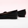 C.Paravano Ballet Flats | Womens Flats | Dressy Flats for Women | Ballet Shoes for Women | Square Toe Flat(Black)