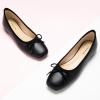C.Paravano Ballet Flats | Womens Flats | Dressy Flats for Women | Ballet Shoes for Women | Square Toe Flat(Black)