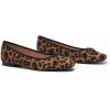 C.Paravano Ballet Flats | Womens Flats | Dressy Flats for Women | Ballet Shoes for Women | Square Toe Flat(Leopard)