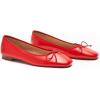 C.Paravano Ballet Flats | Womens Flats | Dressy Flats for Women | Ballet Shoes for Women | Square Toe Flat(Red)