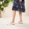 C.Paravano Ballet Flats | Womens Flats | Dressy Flats for Women | Ballet Shoes for Women | Square Toe Flat(White-d)