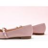 C.Paravano Mary Janes for Women | Ballet Flat | Womens Flats | Square Toe Flats for Women(Pink E)