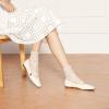 C.Paravano Women’s Mary Jane Shoes | Square Toe Ballet Flats | Ballerina Flats | Designer Shoes for Women(White_d)
