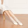 C.Paravano Women’s Mary Jane Shoes | Square Toe Ballet Flats | Ballerina Flats | Designer Shoes for Women(White_d)