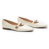 C.Paravano Women’s Mary Jane Shoes | Square Toe Ballet Flats | Ballerina Flats | Designer Shoes for Women(White_d)