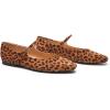 C.Paravano Mary Jane Shoes Women | Ballet Flats | Round Toe Flat | Womens Dressy Shoes(Leopard)