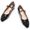 C.Paravano Mary Jane Flats | Ballet Flats | Work Shoes Women | Shoes for Women Dressy Casual(X6a-black)