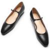 C.Paravano Mary Jane Flats | Ballet Flats | Work Shoes Women | Shoes for Women Dressy Casual(X6c-black)