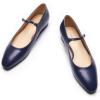 C.Paravano Mary Jane Flats | Ballet Flats | Work Shoes Women | Shoes for Women Dressy Casual(X6c-navy)