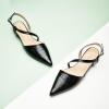 C.Paravano Flats for Women | Pointed Toe Flats | Slingback Shoes for Women | Pointed Toe Sandals | Casual Shoes(Black)