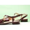 C.Paravano Flats for Women | Pointed Toe Flats | Slingback Shoes for Women | Pointed Toe Sandals | Casual Shoes(Darkred)