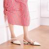 C.Paravano Flats for Women | Pointed Toe Flats | Slingback Shoes for Women | Pointed Toe Sandals | Casual Shoes(Off-white)