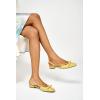 C.Paravano Women’s Slingback Dress Shoes | Slingback Flats for women | Sandals Women Flat | Comfortable Casual Flat Shoes(Yellow)