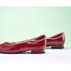 C.Paravano Crystal Chain Pointed Toe Flats Comfortable Party Dressy Shoes for Women Designer Shoes Women’s Flats(Flats-red)