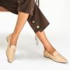 C.Paravano Loafer Women Penny Loafers Flat Shoes for Women Slip On Shoes Crocodile-Embossed(C-camel)