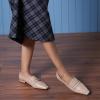 C.Paravano Loafer Women Penny Loafers Flat Shoes for Women Slip On Shoes Crocodile-Embossed(C-camel)