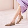 C.Paravano Mary Jane Flats | Low Heel Dress Shoes | Women’s Pumps | Work Shoes Women(Olive Green)