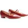 C.Paravano Mary Jane Flats | Low Heel Dress Shoes | Women’s Pumps | Work Shoes Women(Red)