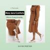 C.Paravano Womens Pumps | Mary Jane Shoes | Square Toe Low Heels | Block Heels(White)