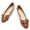 C.Paravano Flat Shoes for Women | Women’s Flats | Ballet Flats | Dress Shoes for Women(Orange Brown)