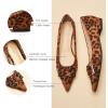 C.Paravano Flats for Women | Pointed Toe Flats | Ballet Flat | Women Dressy Shoes Comfortable(A8 Leopard)