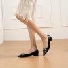 C.Paravano Flats for Women | Pointed Toe Flats | Ballet Flat | Women Dressy Shoes Comfortable(Black)