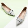 C.Paravano Flats for Women | Pointed Toe Flats | Ballet Flat | Women Dressy Shoes Comfortable(Grey)