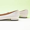 C.Paravano Flats for Women | Pointed Toe Flats | Ballet Flat | Women Dressy Shoes Comfortable(White)