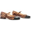 C.Paravano Mary Janes | Block Heels Pumps | Pumps Shoes Women | Low Heels | Chunky Low Heel(Leopard)