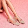 C.Paravano Sandals for Women | Women Flats Dress Shoes | Mary Jane for Women | Flats Shoes Women Dressy(Beige)