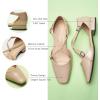 C.Paravano Sandals for Women | Women Flats Dress Shoes | Mary Jane for Women | Flats Shoes Women Dressy(Beige)