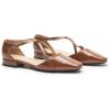 C.Paravano Sandals for Women | Women Flats Dress Shoes | Mary Jane for Women | Flats Shoes Women Dressy(Brown)