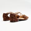 C.Paravano Sandals for Women | Women Flats Dress Shoes | Mary Jane for Women | Flats Shoes Women Dressy(Leopard)