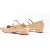 C.Paravano Women’s Pumps | Mary Jane Flats | Low Heel Dress Shoes | Convertible Heel Shoes(Beige)