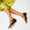 C.Paravano Women’s Pumps | Mary Jane Flats | Low Heel Dress Shoes | Convertible Heel Shoes(Black)