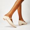 C.Paravano Women’s Pumps | Mary Jane Flats | Low Heel Dress Shoes | Convertible Heel Shoes(White)