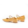 C.Paravano Women’s Pumps | Mary Jane Flats | Low Heel Dress Shoes | Convertible Heel Shoes(Yellow)