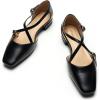 C.Paravano Sandals for Women | Women Flats Dress Shoes | Mary Jane for Women | Flats Shoes Women Dressy(Black)